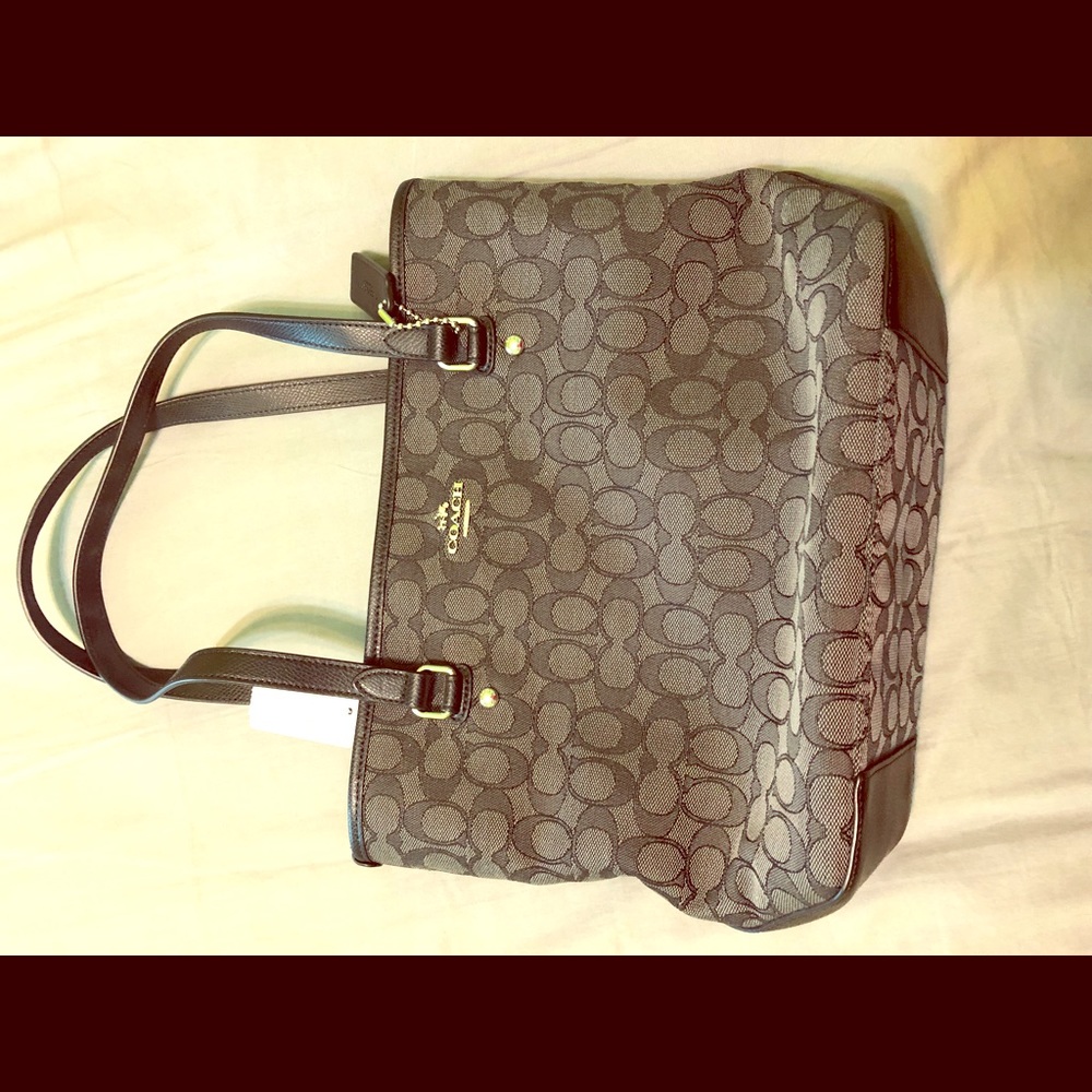 NWT Black Coach Purse!